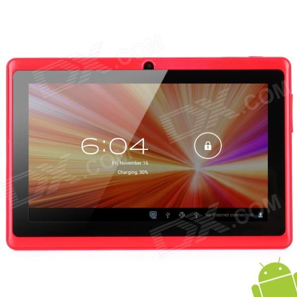 Q8 7 "tela capacitiva Android 4.0 Tablet PC w / TF / Wi-Fi /